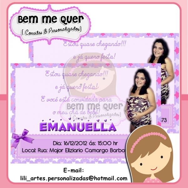 Convite Chá de Bebê