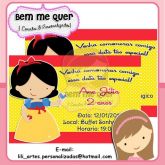Convite Branca de Neve