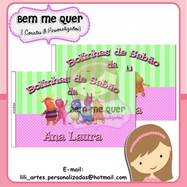 Bolinha de Sabão Backyardigans