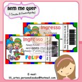 Convite Ingresso Patati Patatá